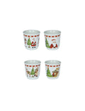 Brandani BICCHIERINO RACCONTI SET 4 PZ NEW BONE CHINA