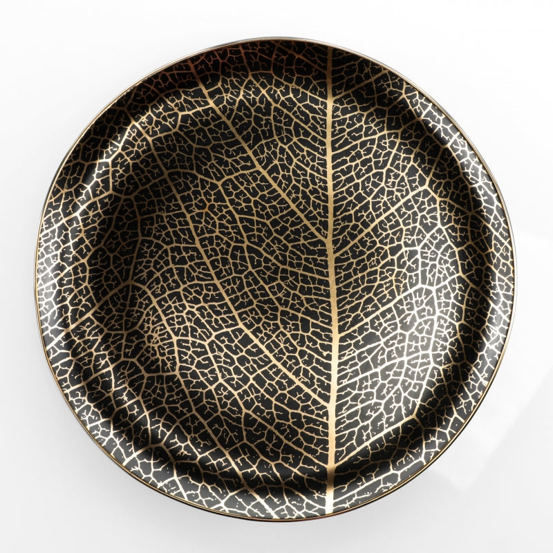 Piatto Piano 27 cm Onix Black Leaf WEISSESTAL
