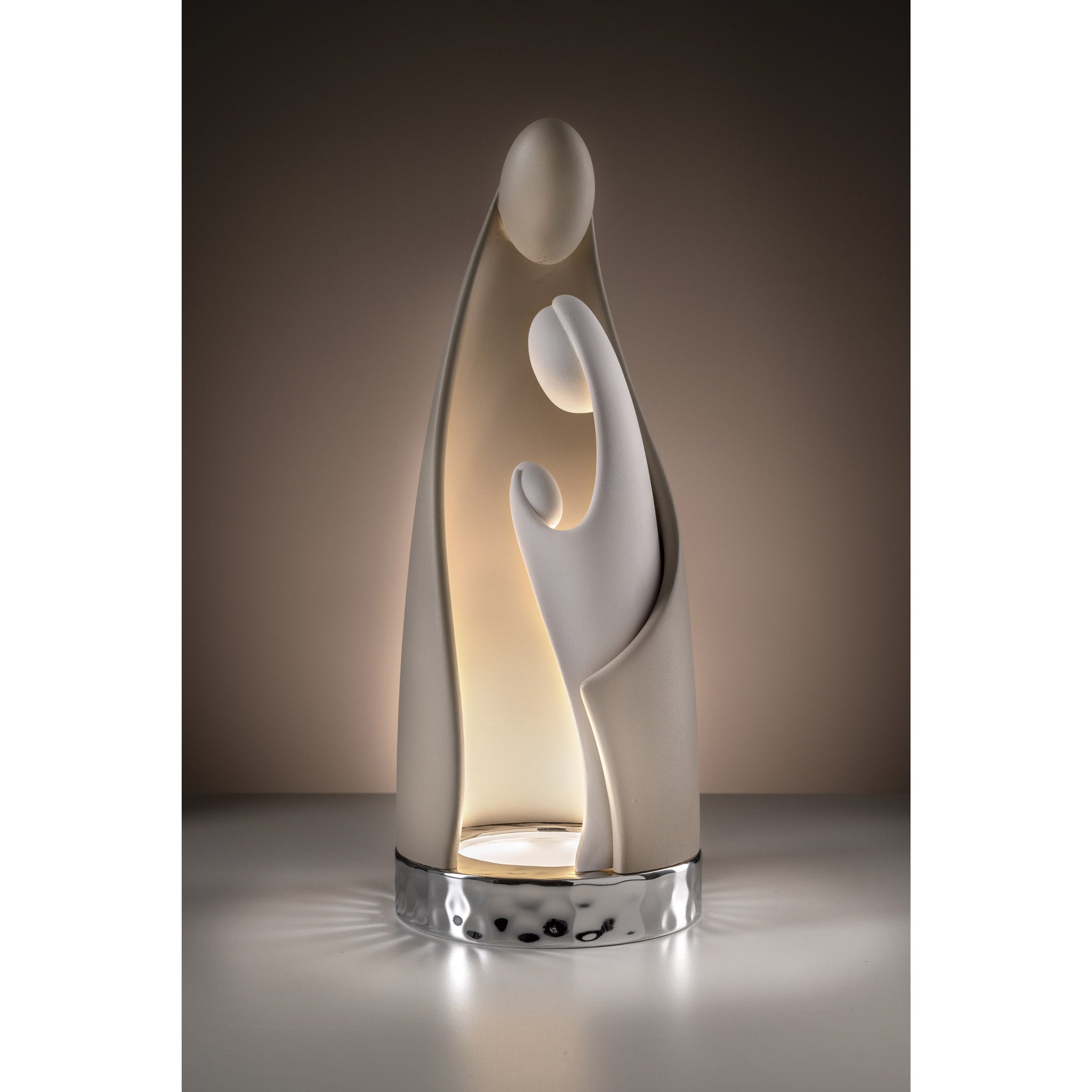 Lampada a led piccola con sacra famiglia (Nocciola) - 4W - 3000k Luce Calda