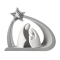 Bongelli Scultura piccola con la natività natalizia (Grigio)