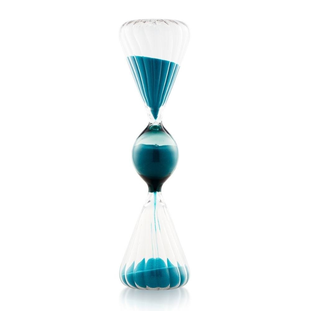 Clessidra con pallina verde 7,3x27 cm Momentum