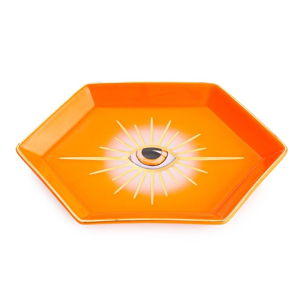 Svuotatasche Egeo in porcellana arancione EMO 22x14,8x2