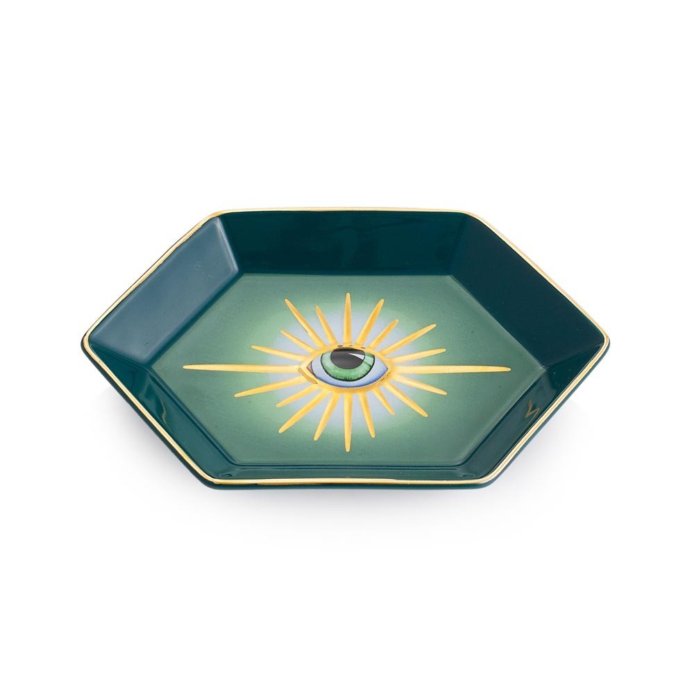 Svuotatasche Egeo in porcellana verde EMO 22x14,8x2