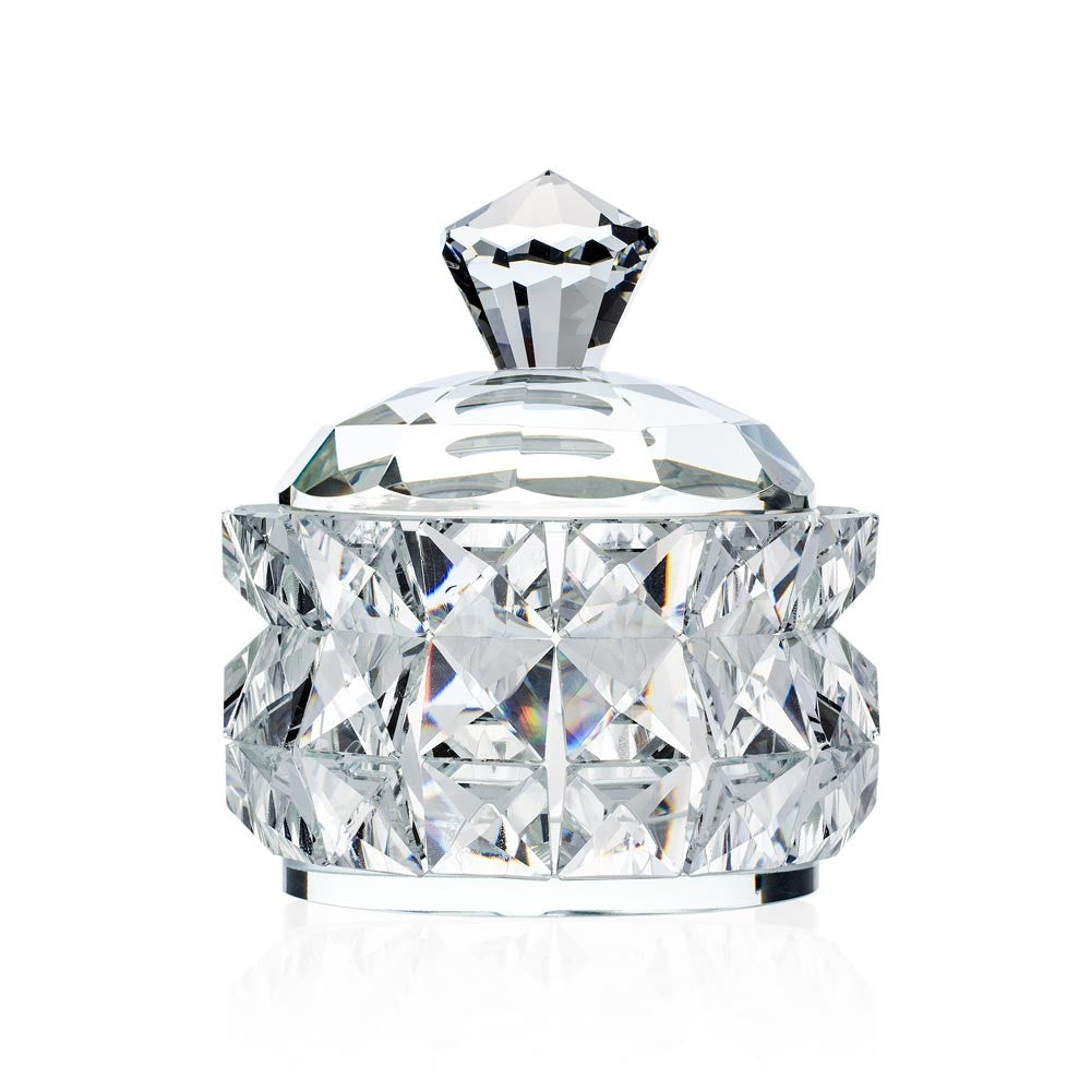 Scatola portaoggetti in cristallo Evolution EMO 12.5x12.5