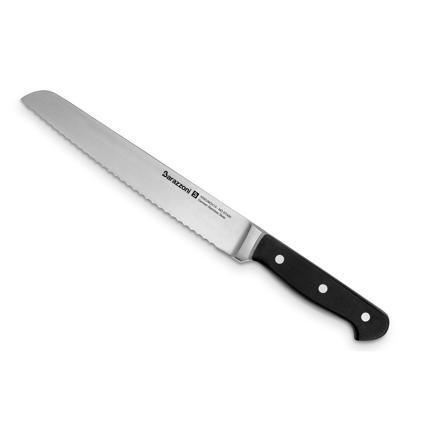 Coltello pane in acciaio inox Barazzoni cm. 20