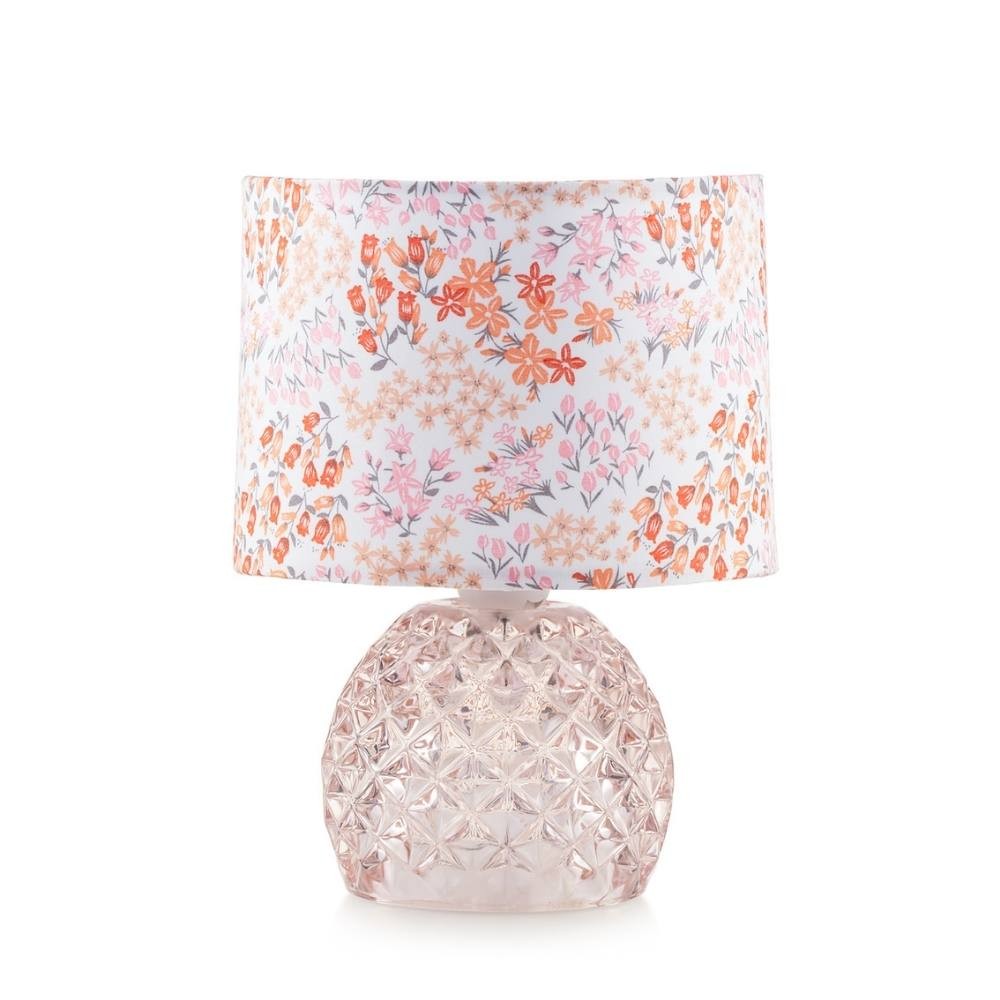 Lampada con base rotonda cipria 16x22 cm Rayon