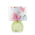 Lampada con base rotonda verde 16x22 cm Rayon Emo