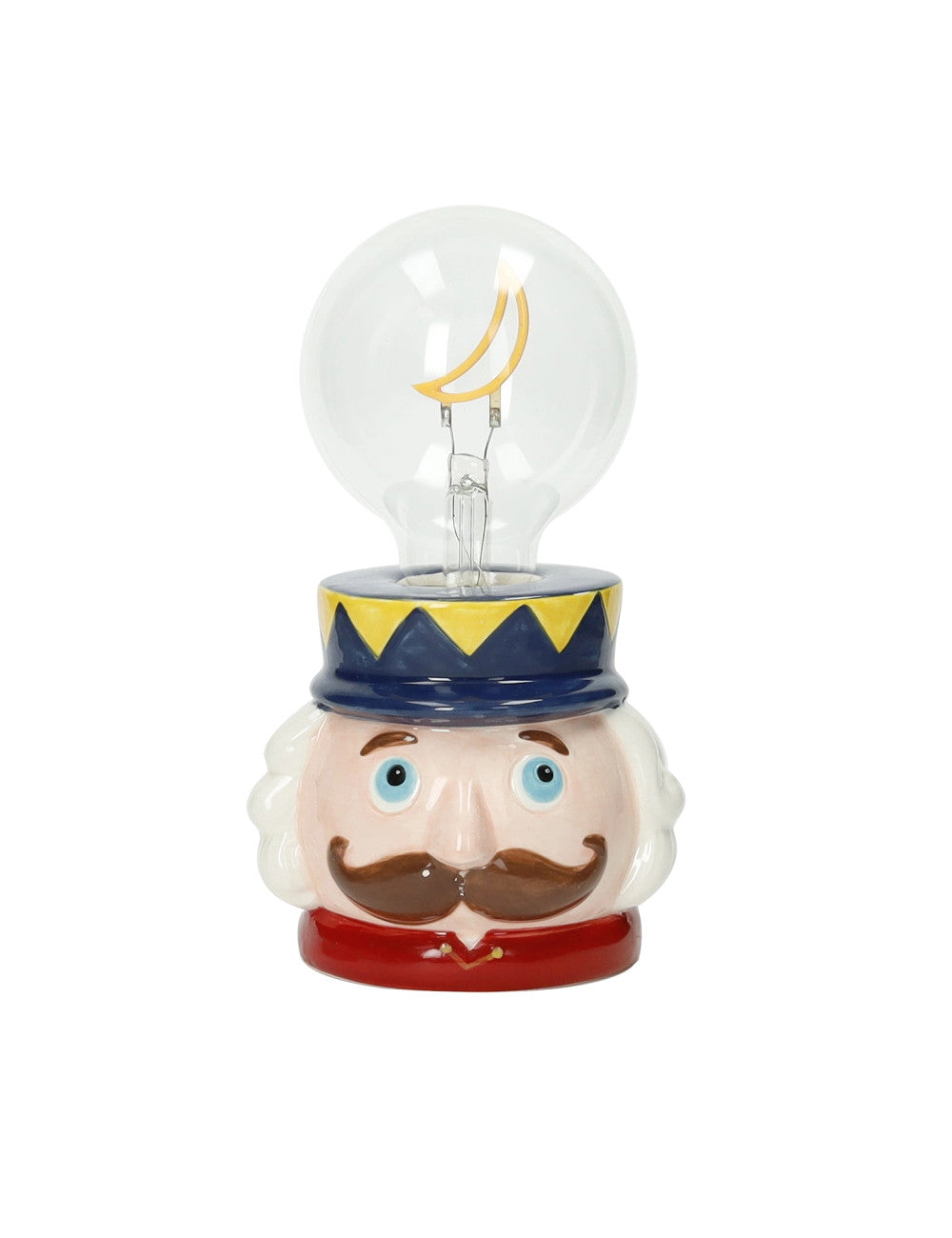 Lampada schiaccianoci dolomite/vetro