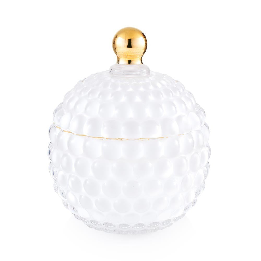 Medina scatola portaoggetti bombata bianca EMO 8,5x8,5x11