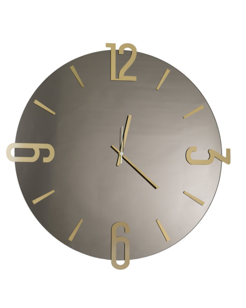 Ceart Orologio specchio Alfa diametro cm. 45 - oro metalizzato