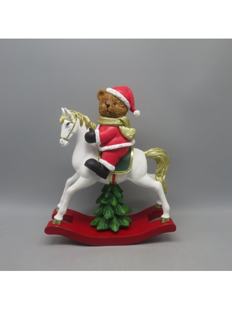 MAGNIFIQUE MAISON - Orsetto su cavallo a dondolo vima home art. re53 Vima Home