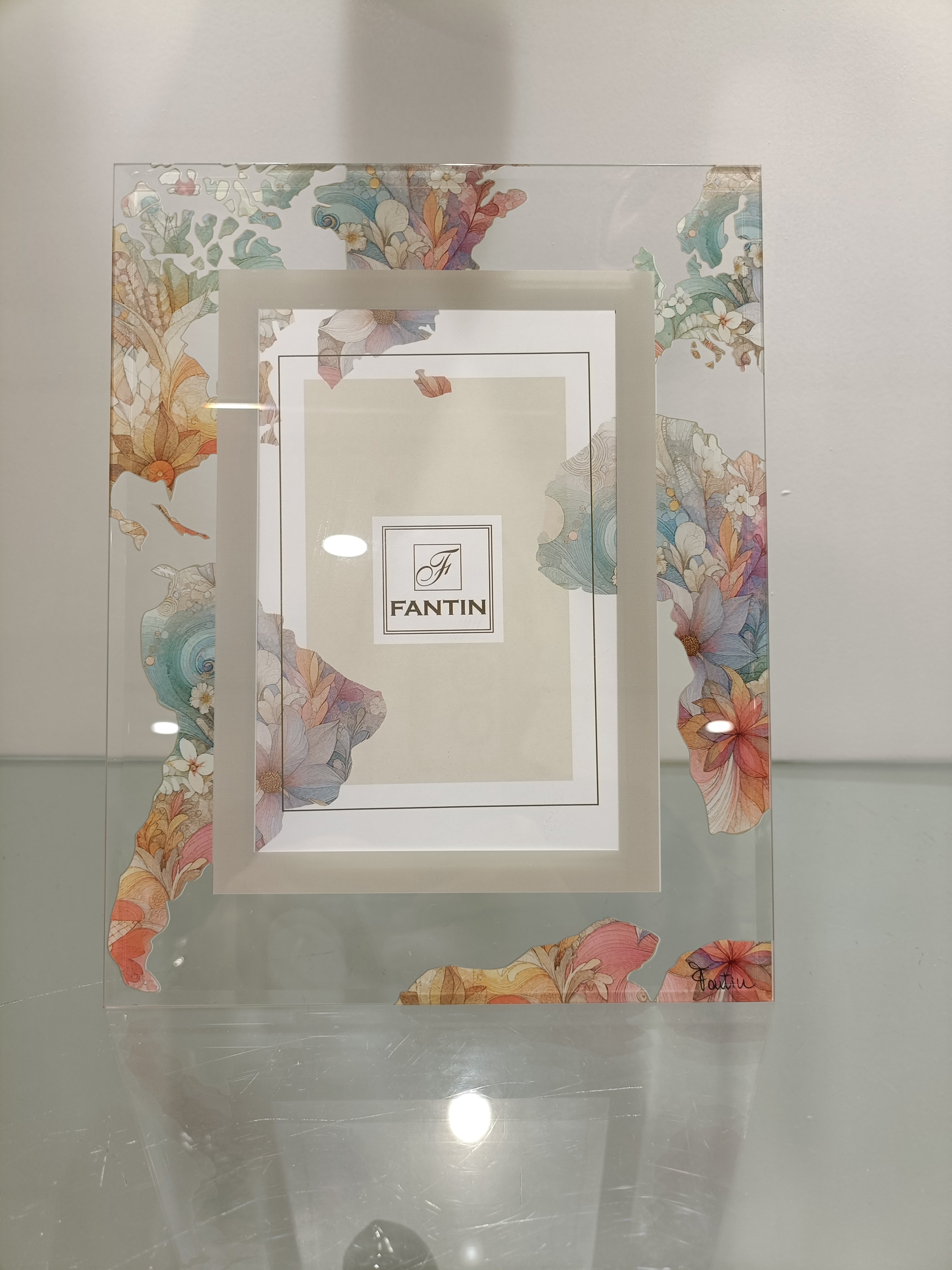 Fantin Argenti Portafoto Vetro Planisfero