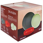 Servizio di Piatti da Tavola in Stoneware Skandik Dune 18 Pezzi Casa Collection