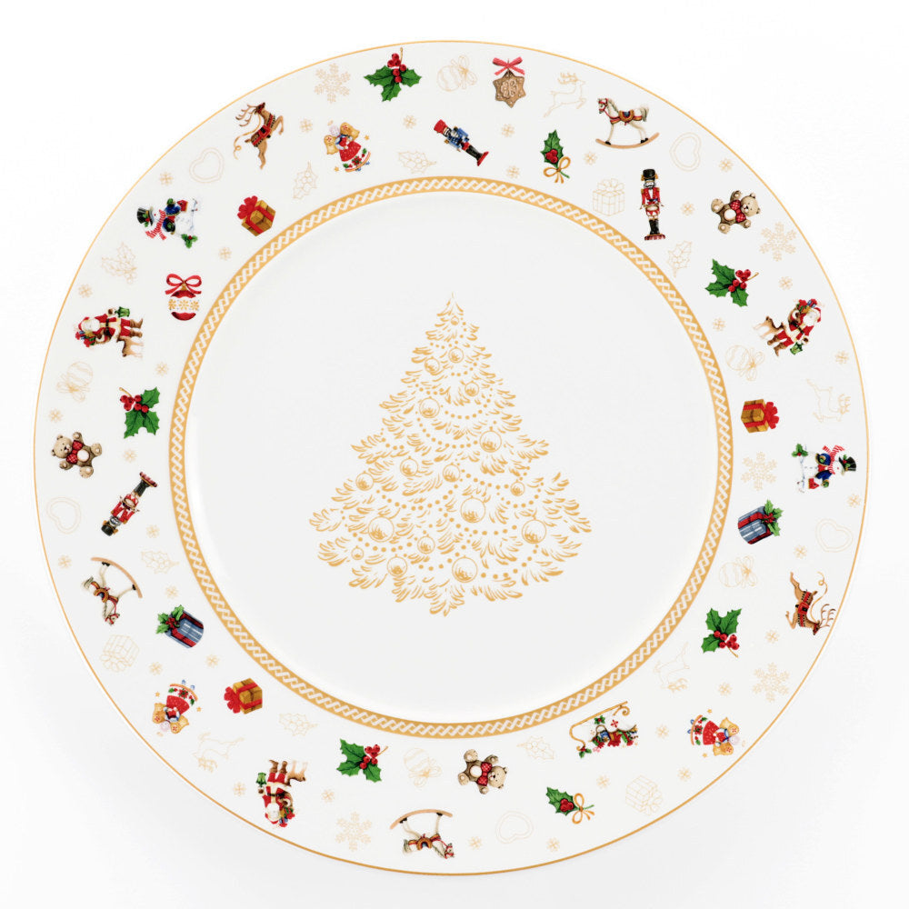 Piatto Tondo 31cm Toys Natale